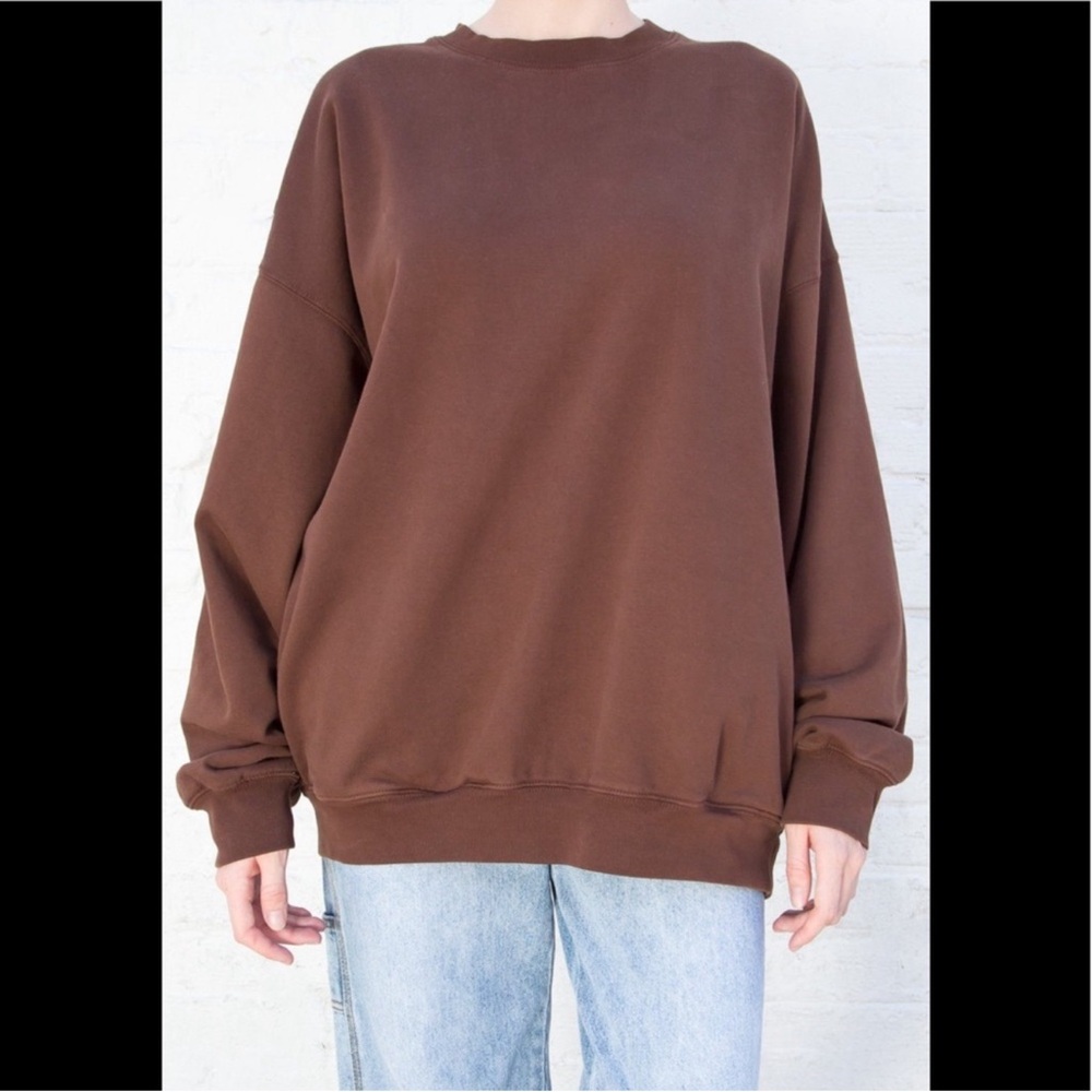 Brandy Melville Brown Oversized Sweatshirt